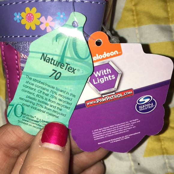 Paw Patrol girls Velcro sneakers that light up - Picture 4 of 8